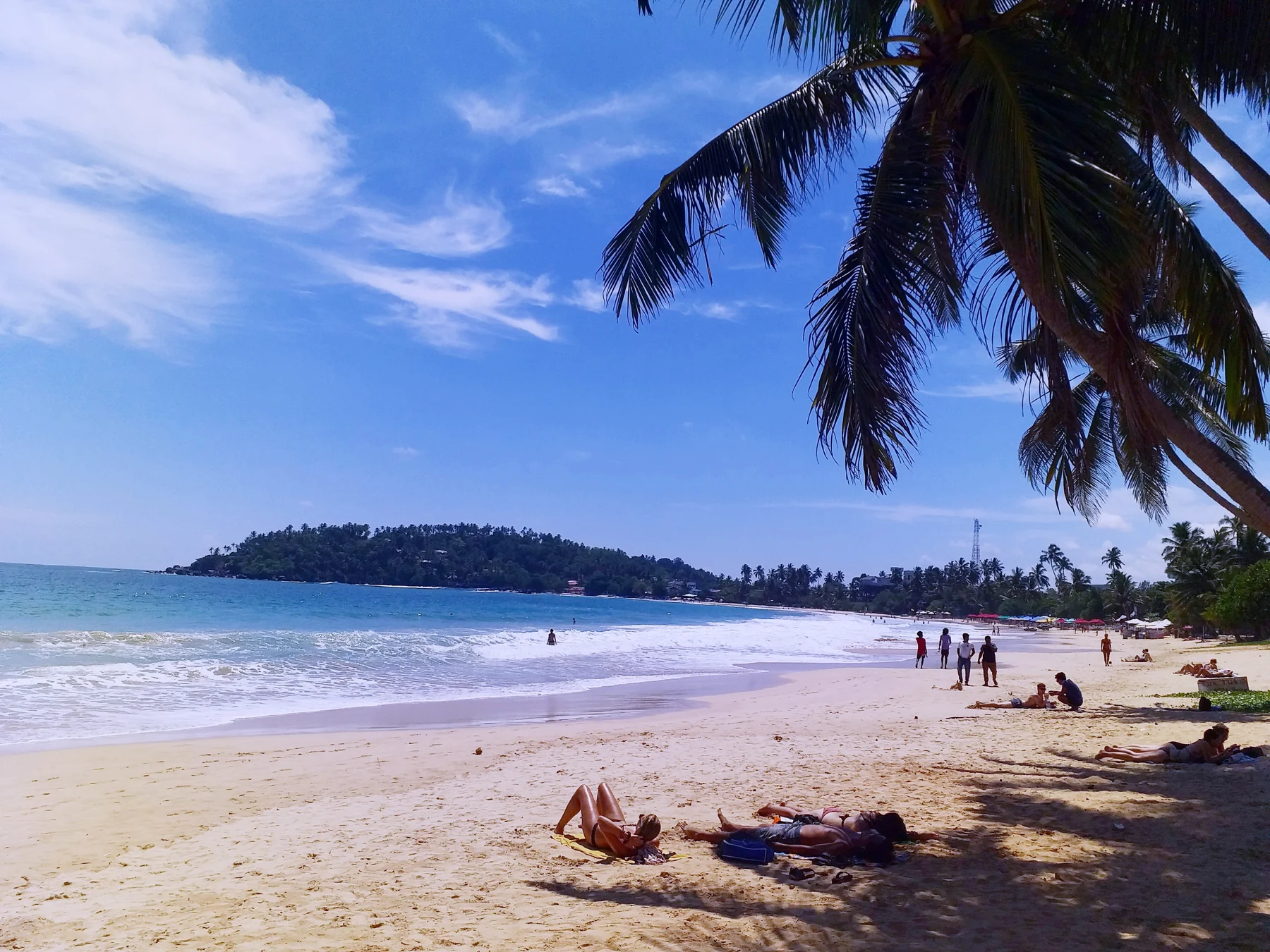 Tropical beach at Mirissa