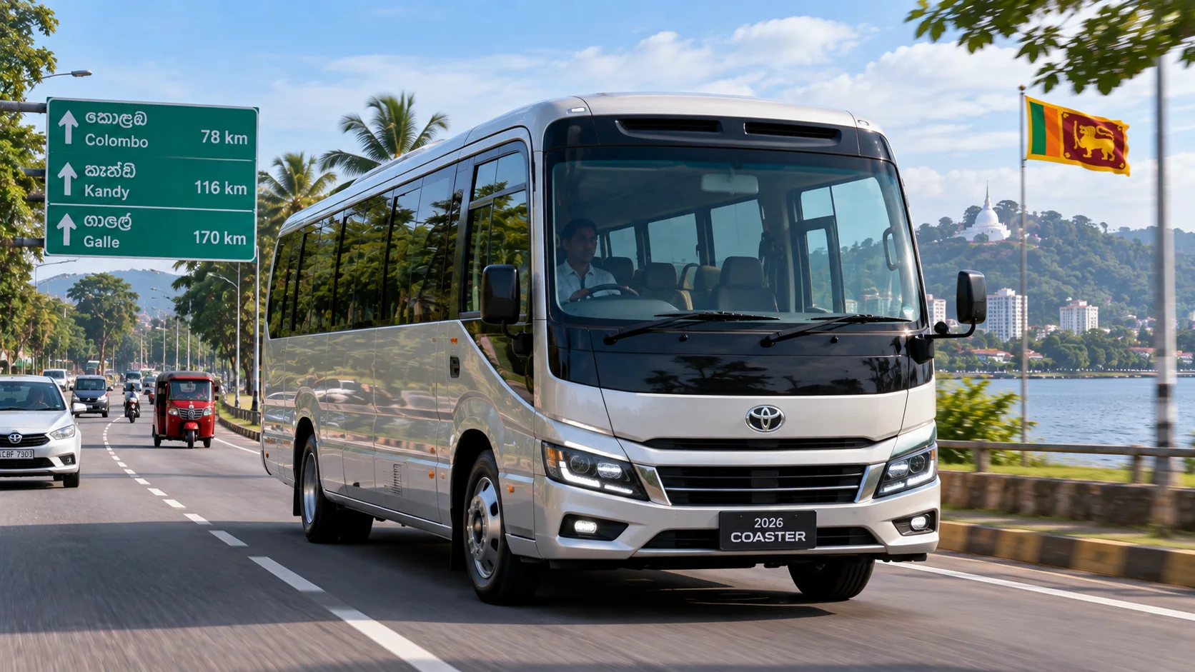 Mini bus in Sri Lanka